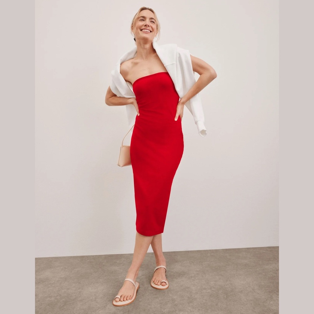 Spacedye Strapless Dress